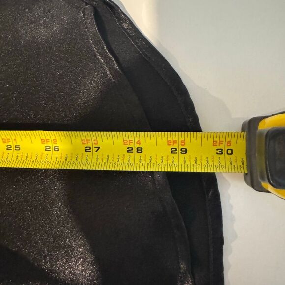 FREE PEOPLE| shooting for the moon satin shirt | Large | black button down - Picture 15 of 15